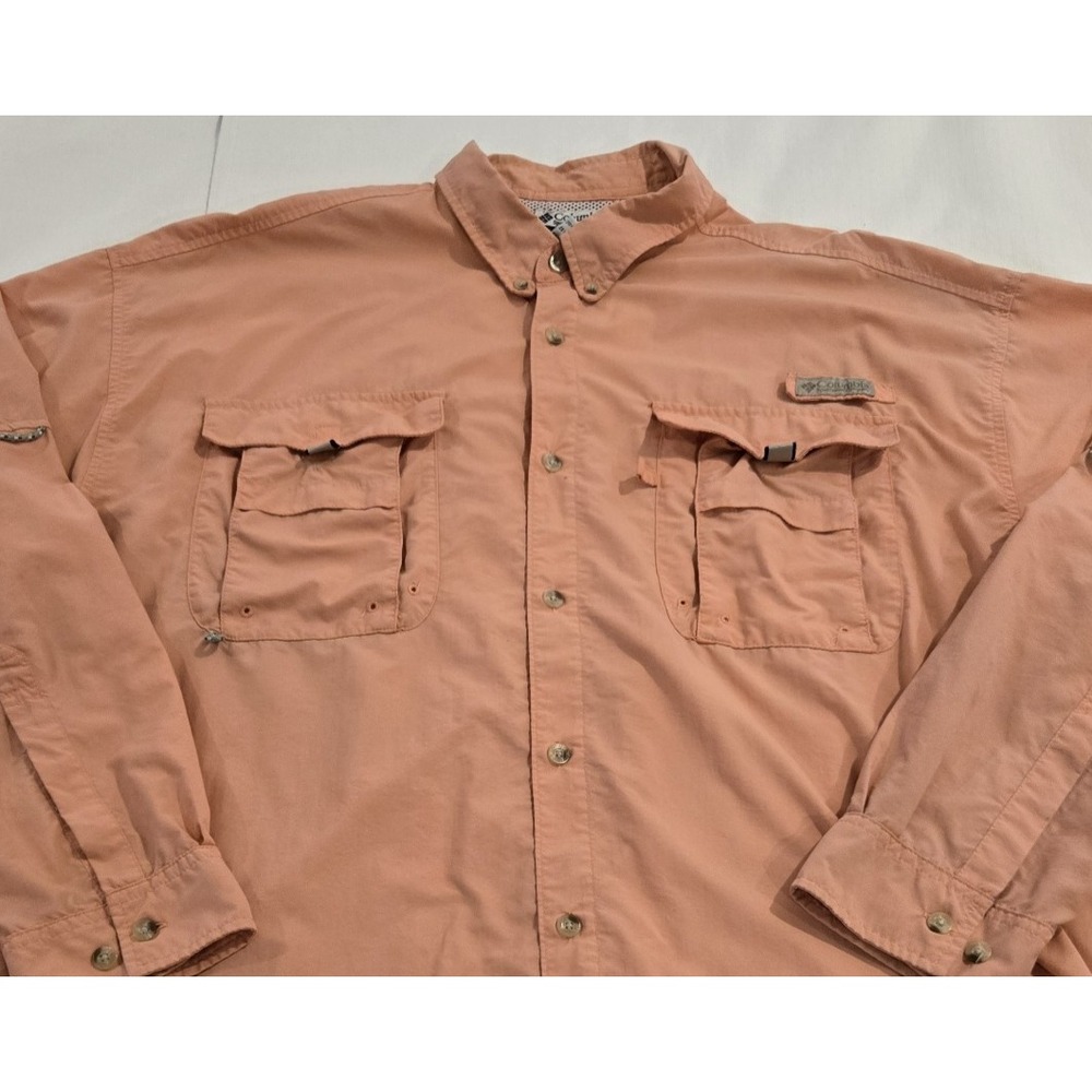 Columbia‎ PFG  Men's Long Sleeve Vented Fishing Shirt XXL - Picture 3 of 15